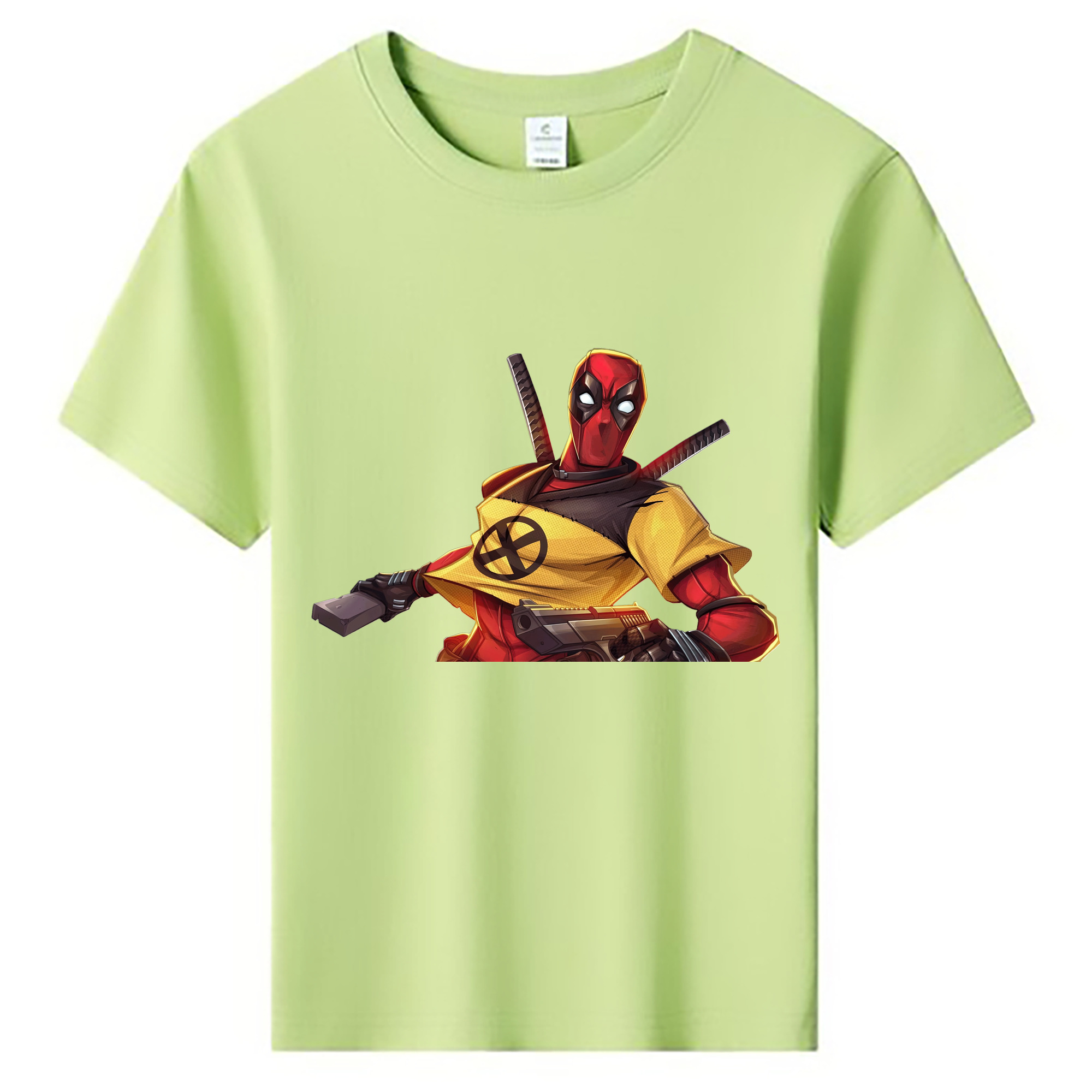 （画像用） Deadpool デッドプール 綿100％キッズTシャツ（フロントプリント）
